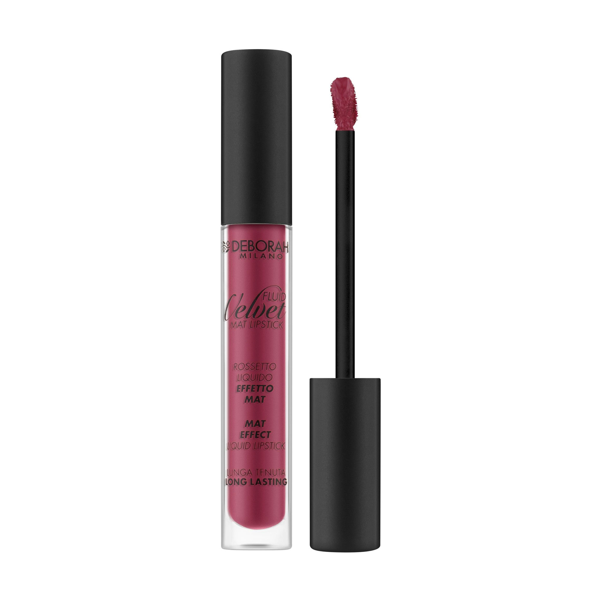 Рідка матова помада для губ Deborah Fluid Velvet Mat Lipstick 15 Deep Red, 8 мл